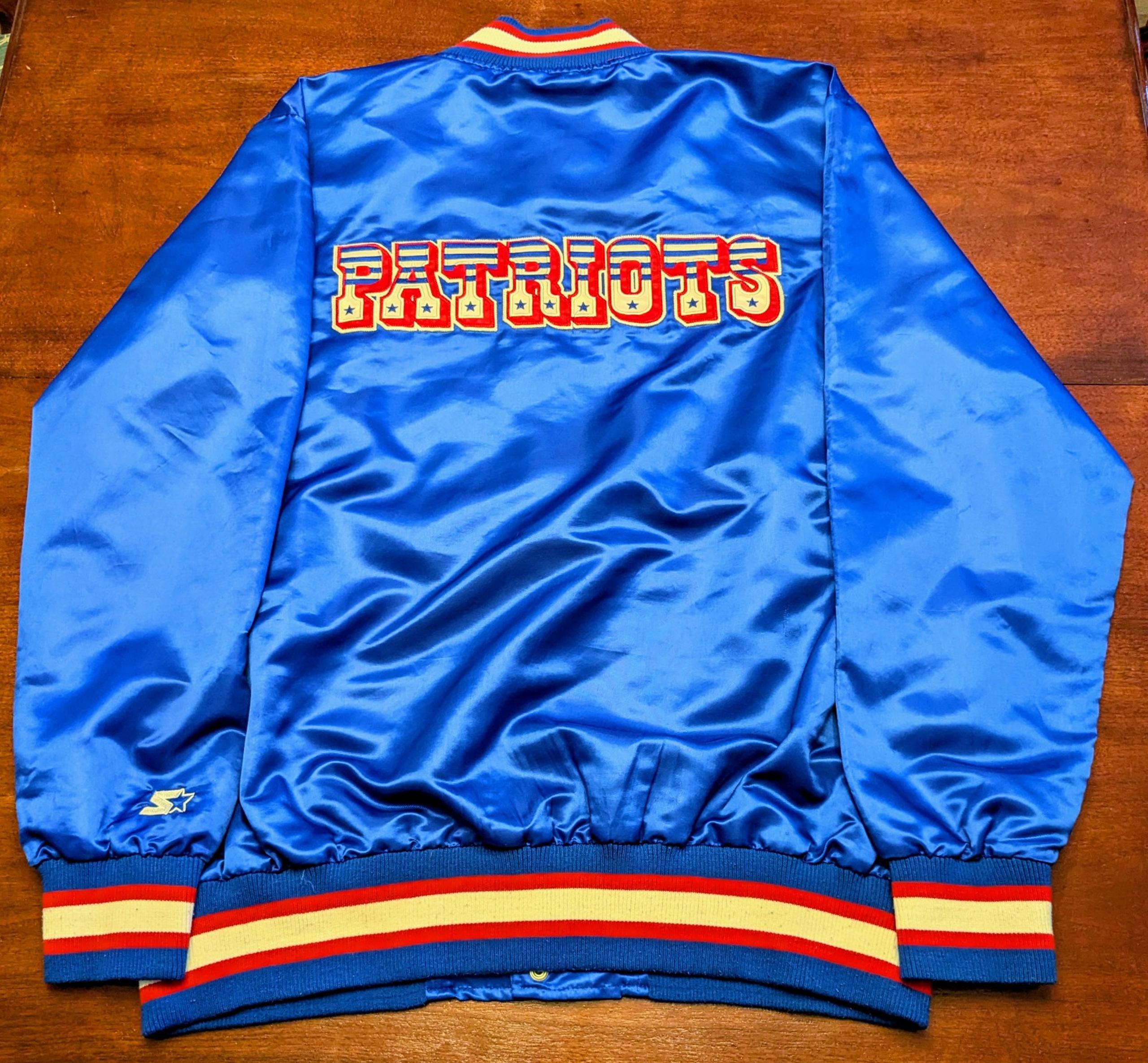 NFL New England Patriots Starter Jacket Satin Bomber Mens XXL VTG Vintage Pats