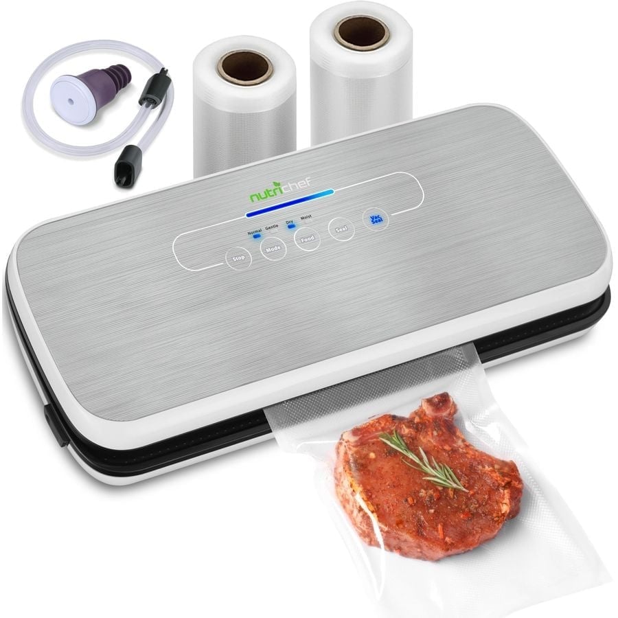 NutriChef Food Vacuum Sealer Machine - Automatic Air Sealing System