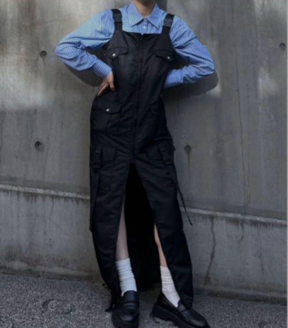 Ameri（アメリ）の「MILITARY WORK I LINE DRESS（ワンピース