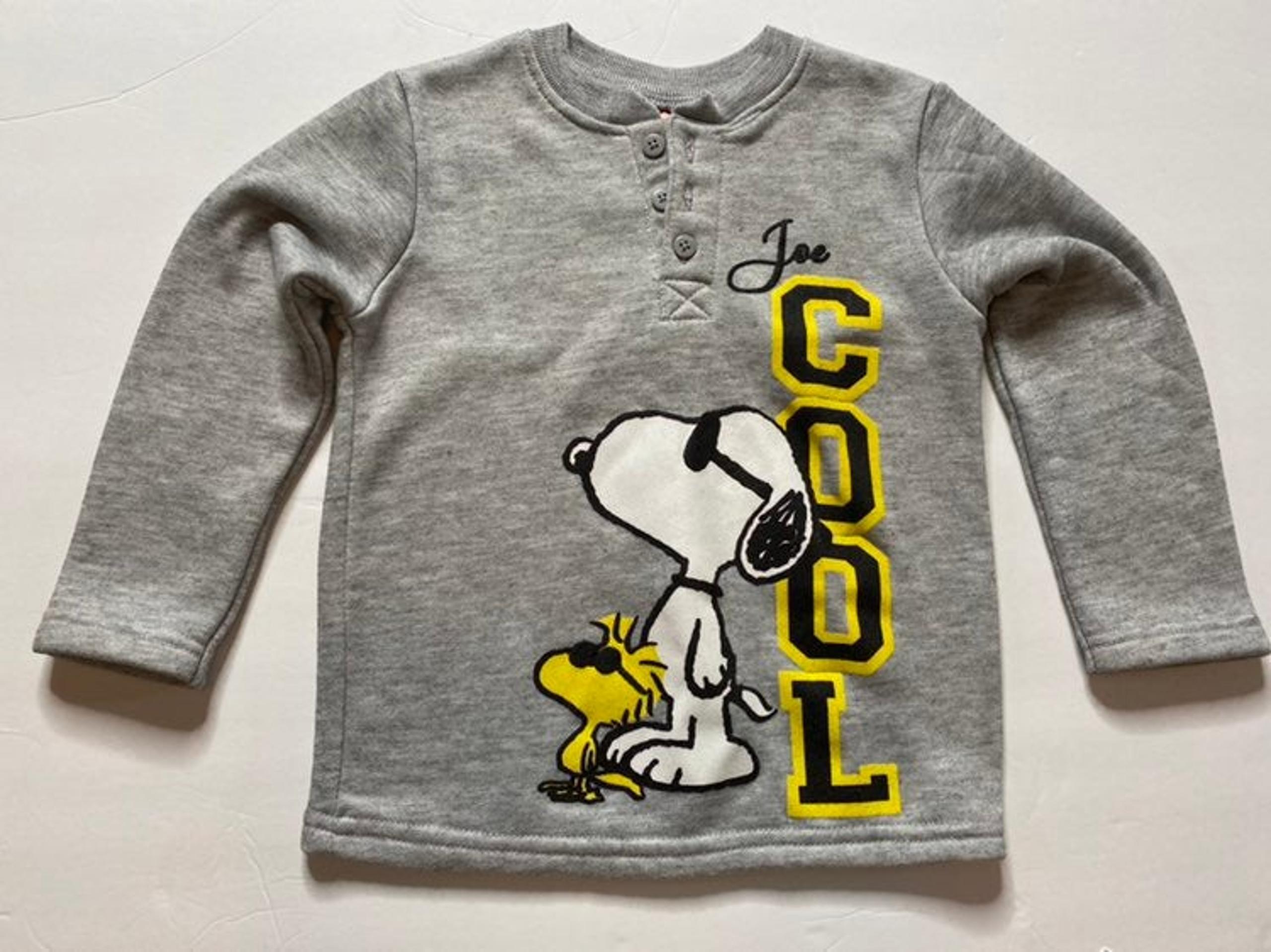 Peanuts Snoopy size 4T "Joe Cool" sweatshirt