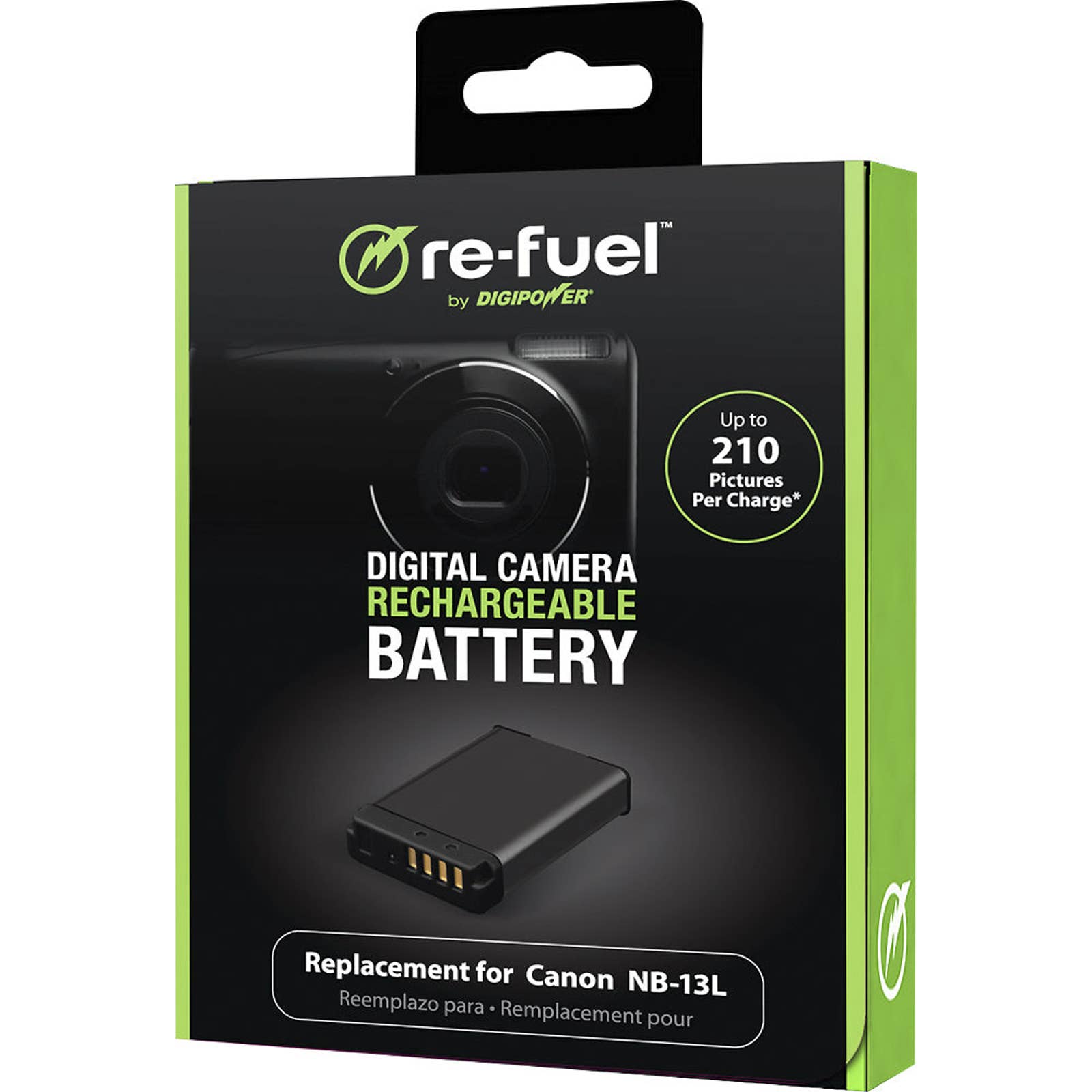 Digipower - RF-CN13L Digital camera replacement battery for Canon NB-13L