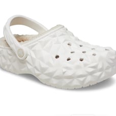 Crocs Classic Lined Geometric Clog Comfort Shoes NEW