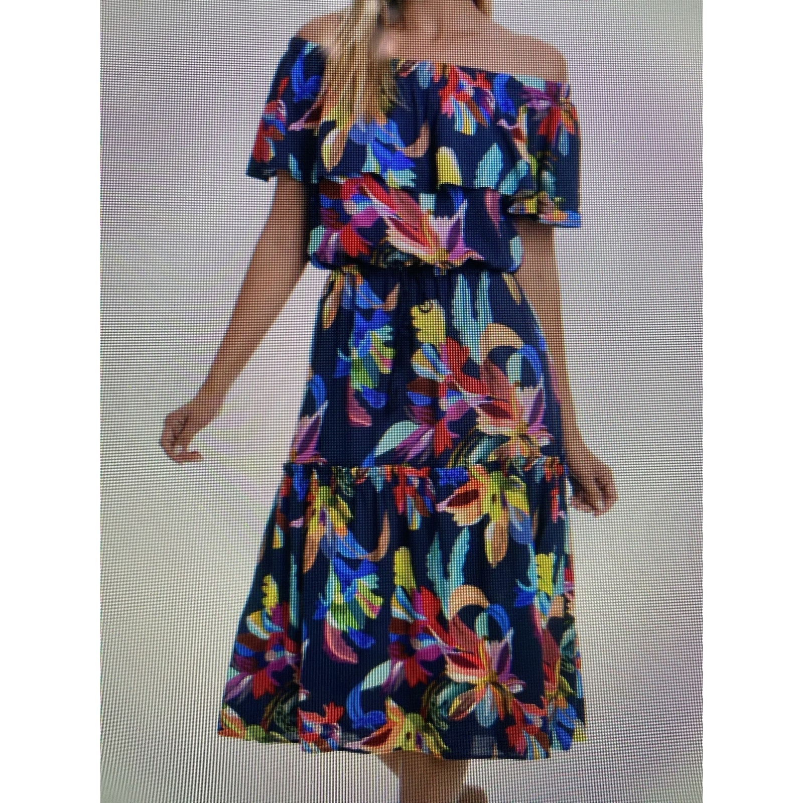 NWT La Bloca by the Sea off the shoulder cover up dress XS