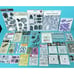 Rubber Cling Mixed Stamp Lot Clear Holiday Christmas Craft Martha Stewart Unused