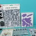 Rubber Cling Mixed Stamp Lot Clear Holiday Christmas Craft Martha Stewart Unused