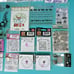 Rubber Cling Mixed Stamp Lot Clear Holiday Christmas Craft Martha Stewart Unused