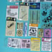 Rubber Cling Mixed Stamp Lot Clear Holiday Christmas Craft Martha Stewart Unused
