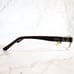 Christian Dior Eyeglasses Frame Women's Brown Metal Rectangular Half Rim 135