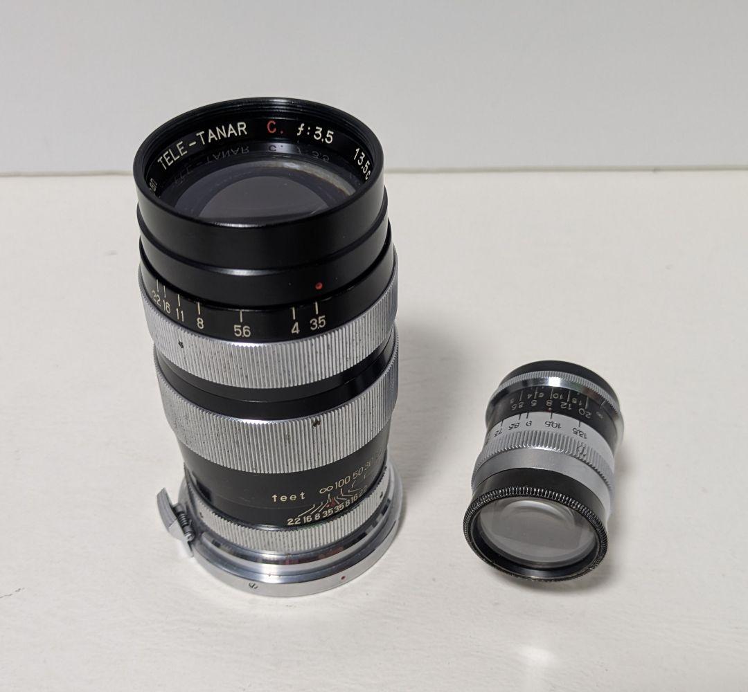 Tanaka Optics 135mm lens and universal finder