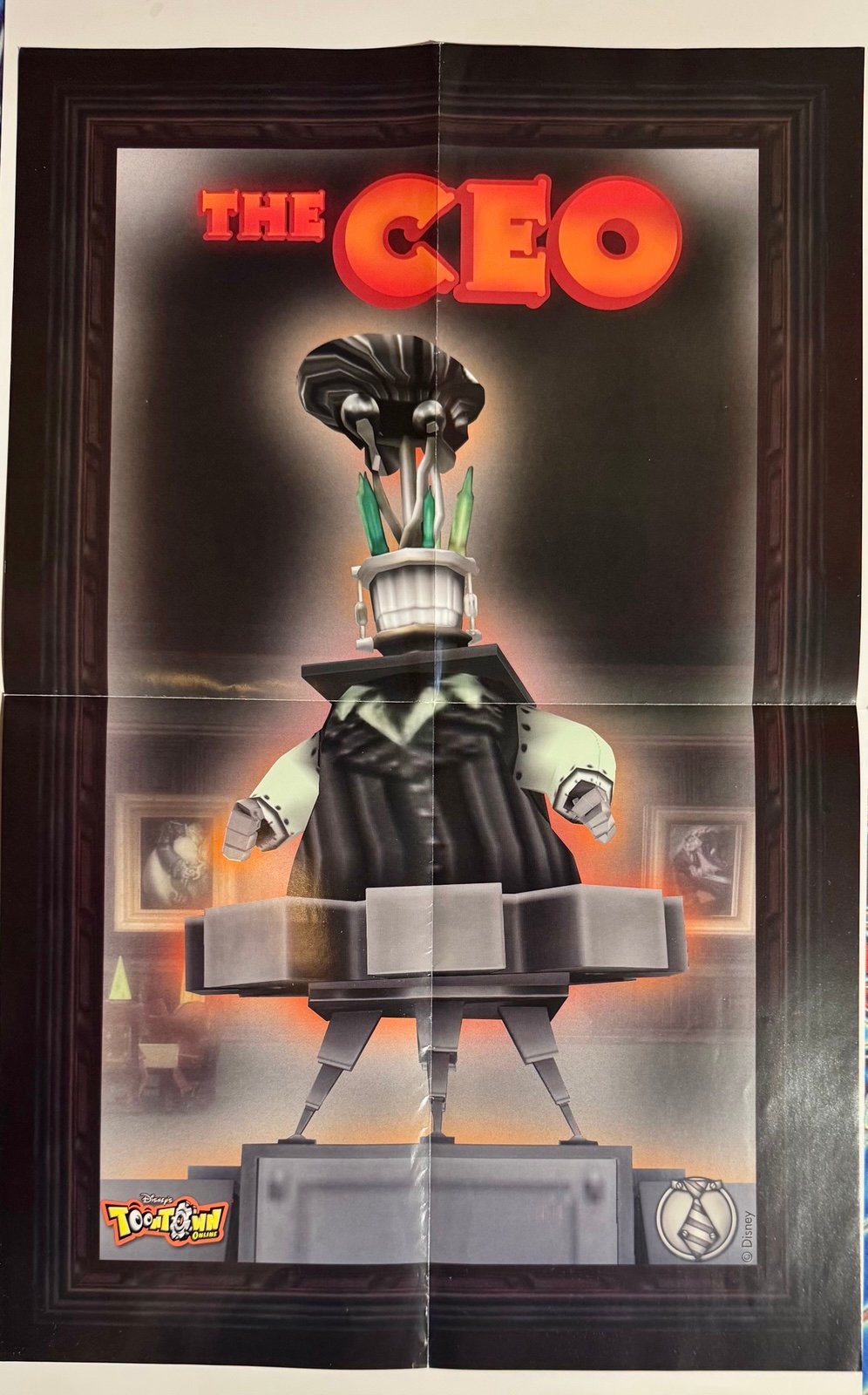Disney’s Toontown Online Newsletter Feb/March 2008 featuring “The CEO” poster