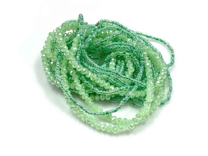 1380 4mm Crystal Beads & 3500 Seed Beads