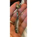 Vintage Southwestern Sterling Silver Turquoise feather dangle Ear Cuff