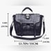 NWT skull top handle studded satchel and messenger bag