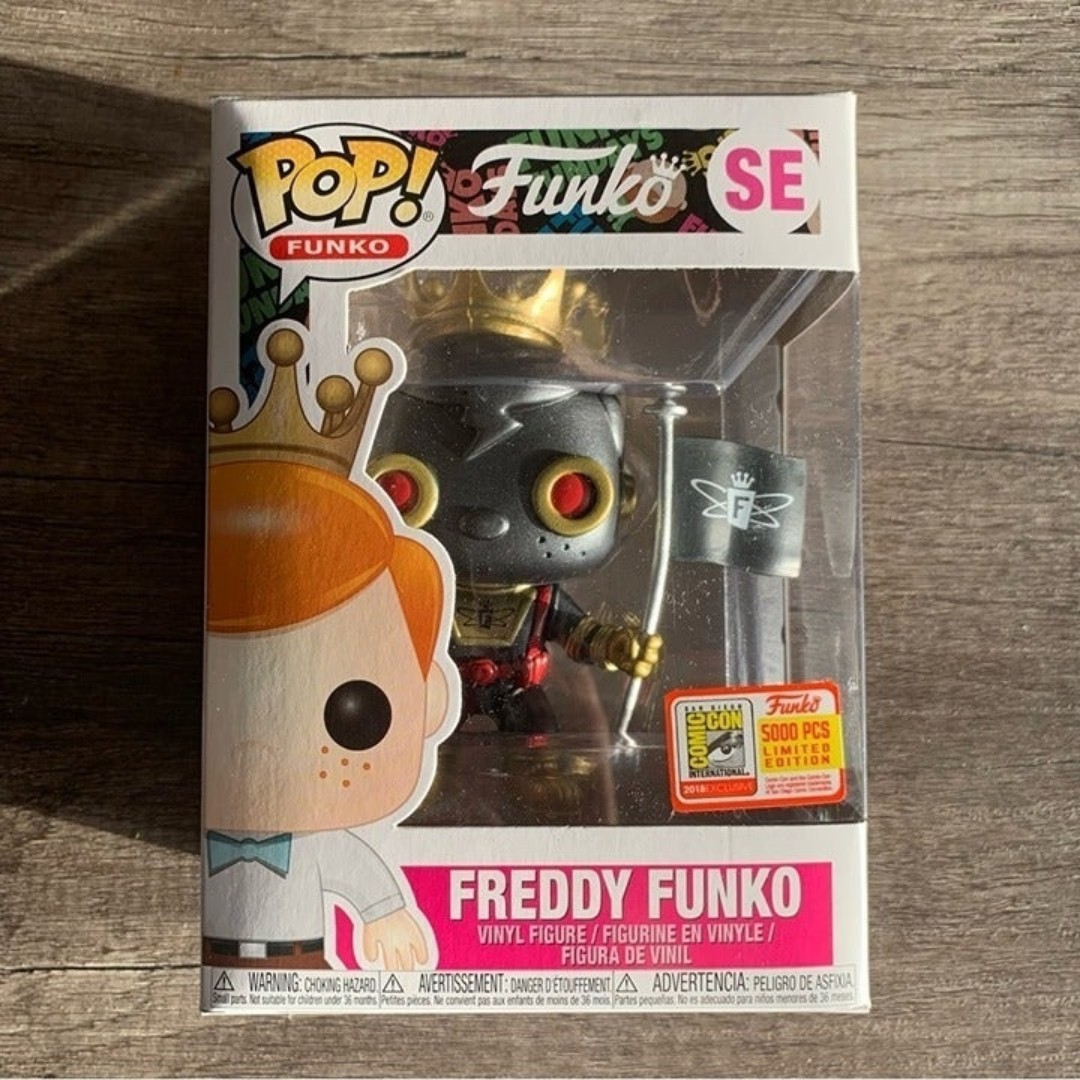 Freddy Funko red and black robot