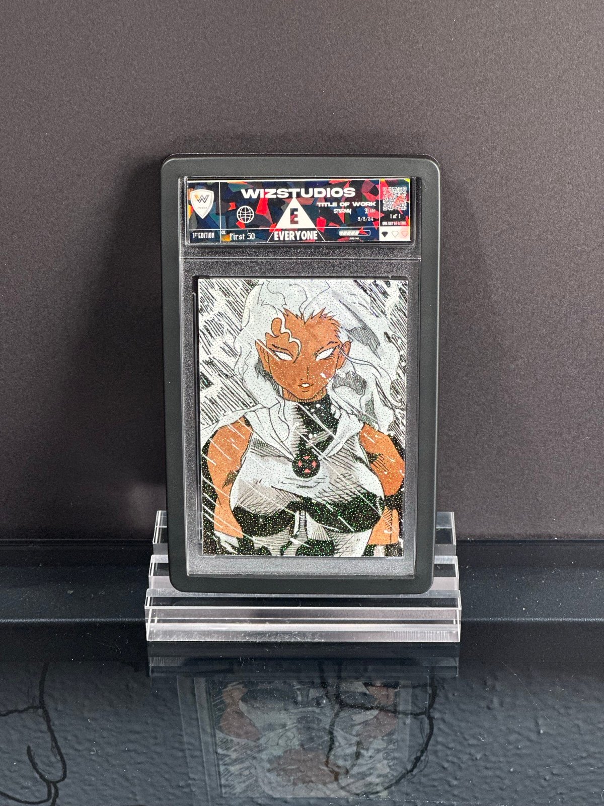 NO.00017 Stormy Art by wiz 1/1 custom card