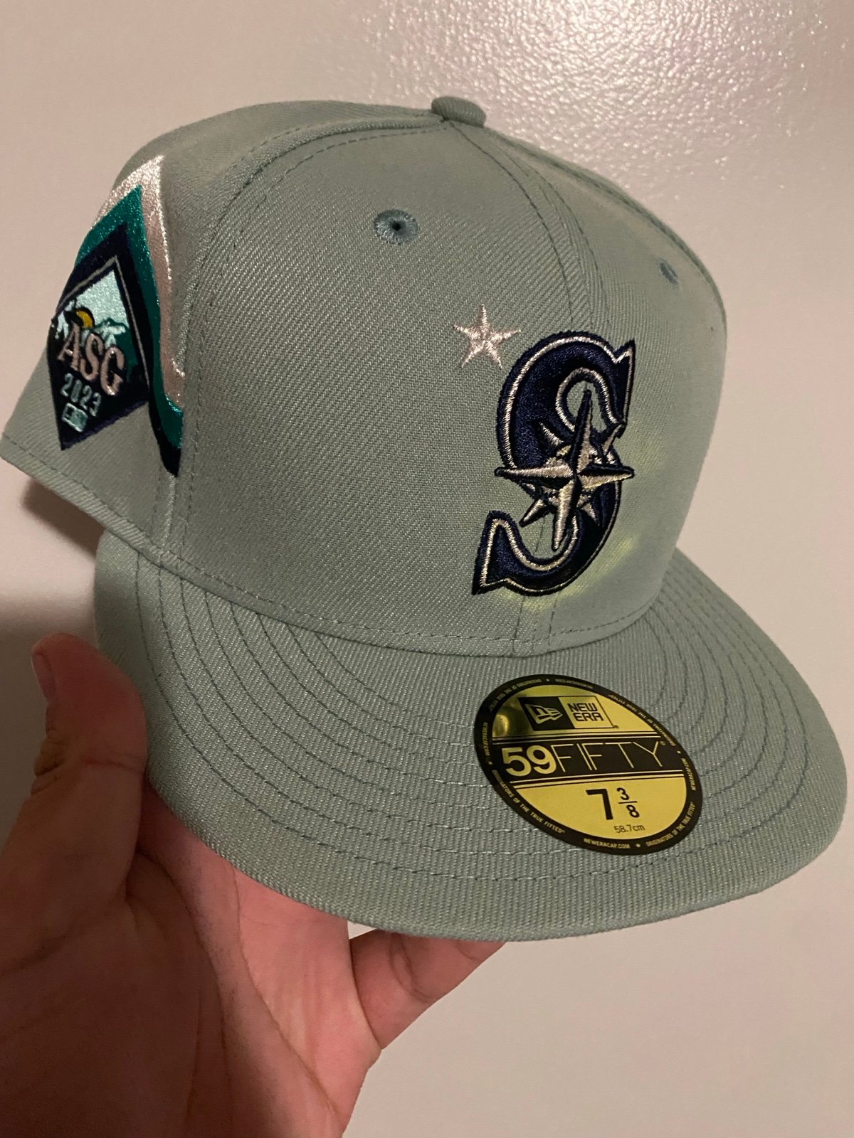 Seattle Mariners New Era 2023 MLB All-Star Game 59FIFTY Fitted Hat - Mint 7 3/8