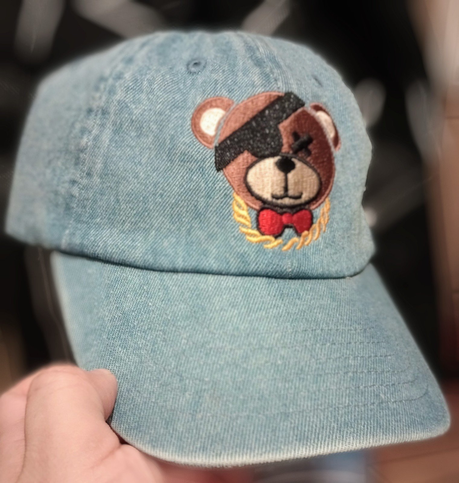 LEGENDARY BRAND DENIM DAD HAT.
