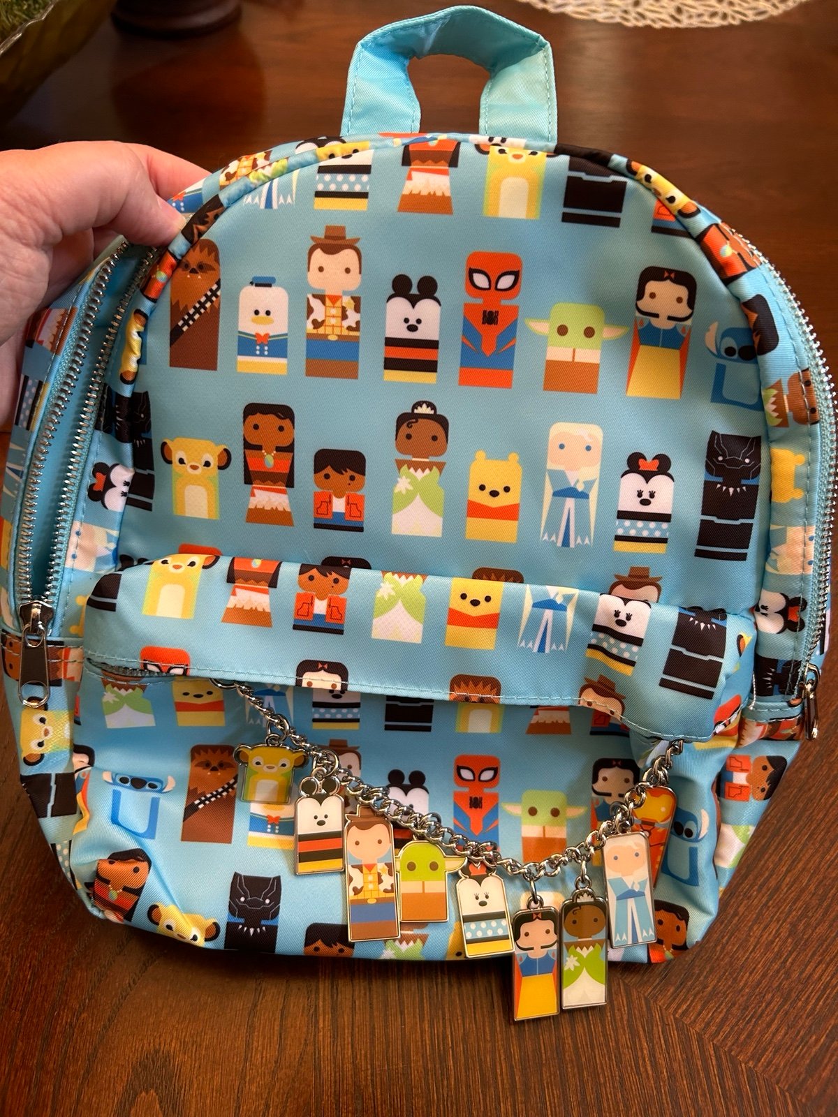 NWOT Disney 100 Celebration Unified Characters Backpack with Charms