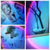Sunset Rainbow Projection Lamp Decor Night Light Projector 180 Rotation USB Port