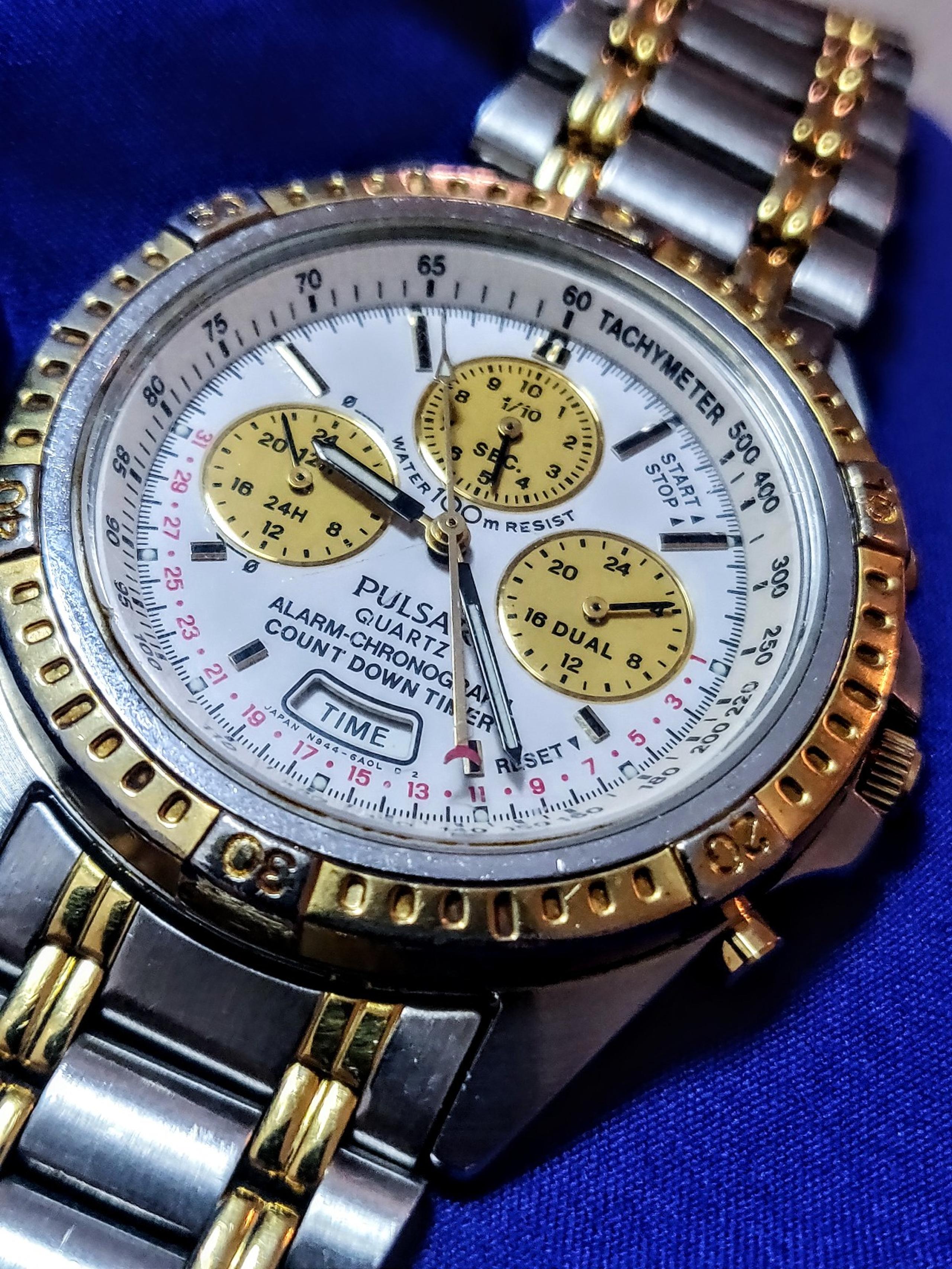 Pulsar by Seiko Multifunction Chrono Mutil-Dial Men's Watch 40mm N944