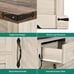 Coffee Table with Storage Drawers & Cabinet Cocktail Table Living Room