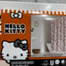 Viral Sanrio Hello Kitty Halloween Candy Corn Shower Curtain New 72in X 72in