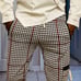 Mens Casual Houndstooth Joggers.