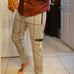 Mens Casual Houndstooth Joggers.