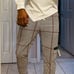 Mens Casual Houndstooth Joggers.