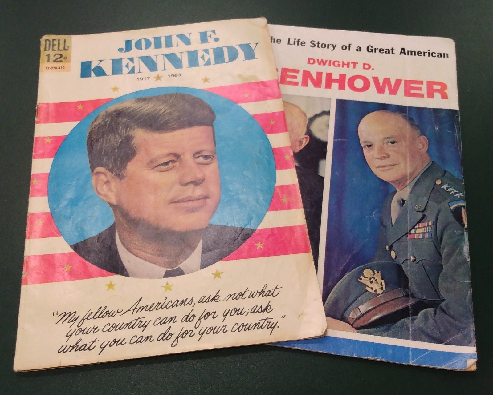 Vintage Dell JFK/DDE Comics