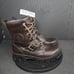 Polo Ralph Lauren Hayward Boots Mens Sz 7.5D Brown Black Leather Biker Booties