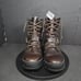 Polo Ralph Lauren Hayward Boots Mens Sz 7.5D Brown Black Leather Biker Booties