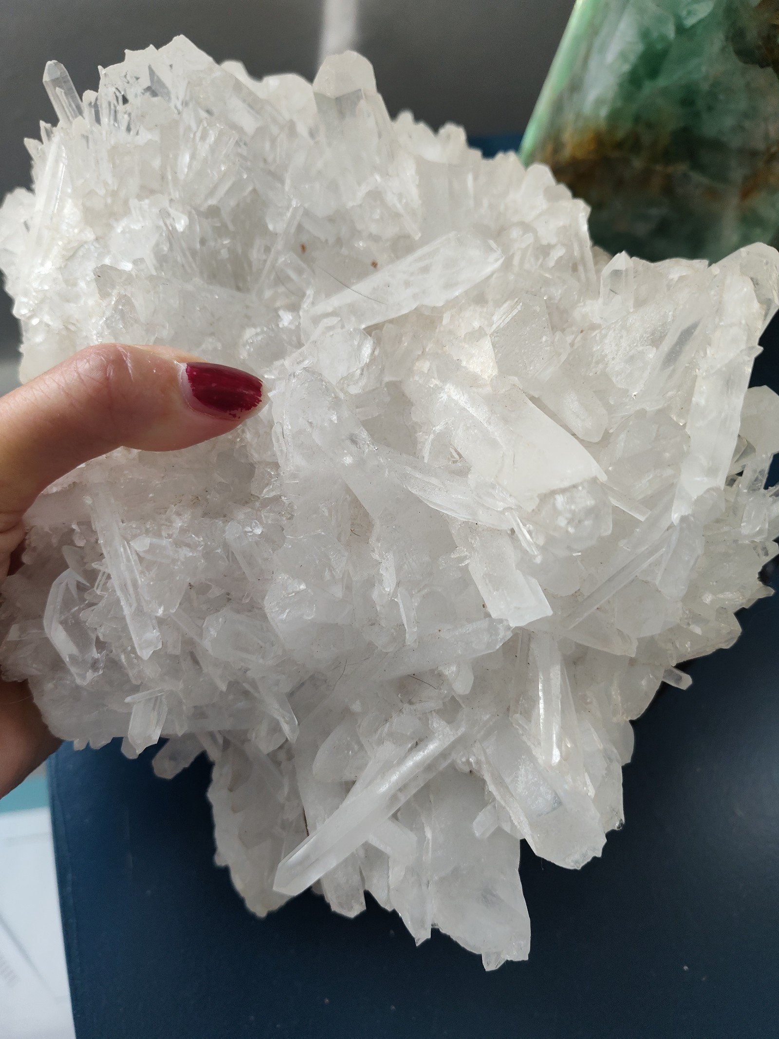 quartz crystal cluster