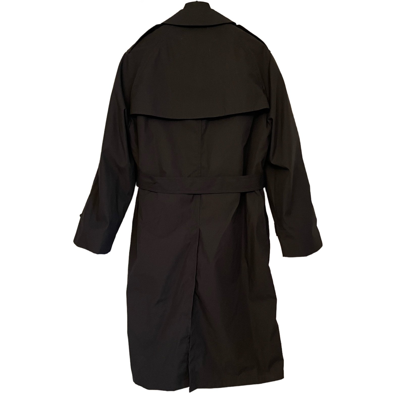 DSCP US Army Issue Black All Weather Uniform Trench Coat