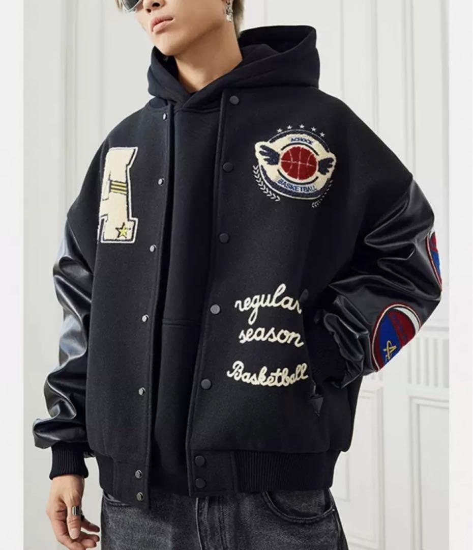 A CHOCK basketball jacket stadium jacket.