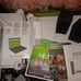 FREE SHIP BOX + MANUALS ONLY Xbox 360 4GB Kinect Adventures Console No System