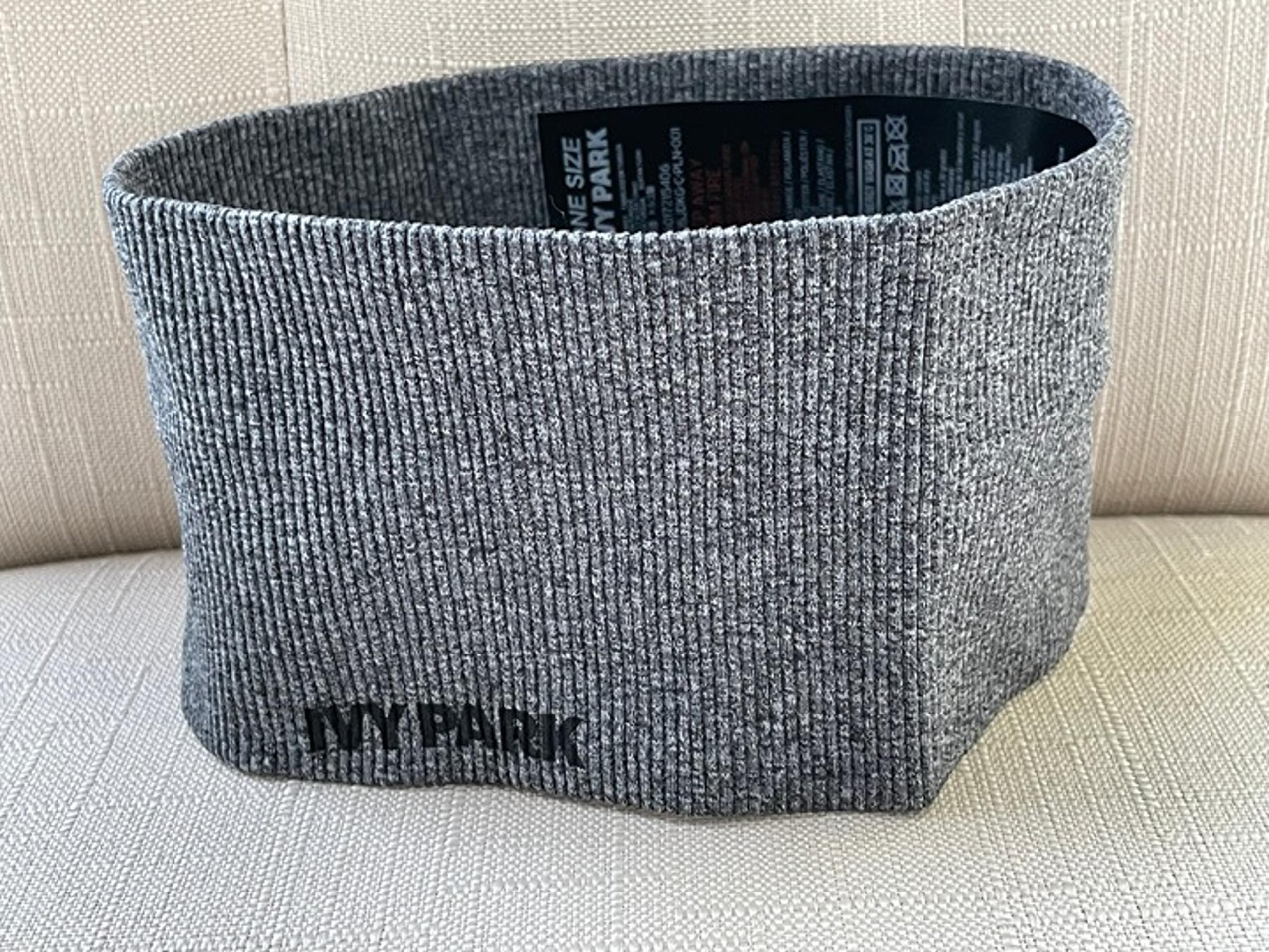 IVY PARK Head Band Seamless Ribbed Wide Sport Headband in Gray One Size