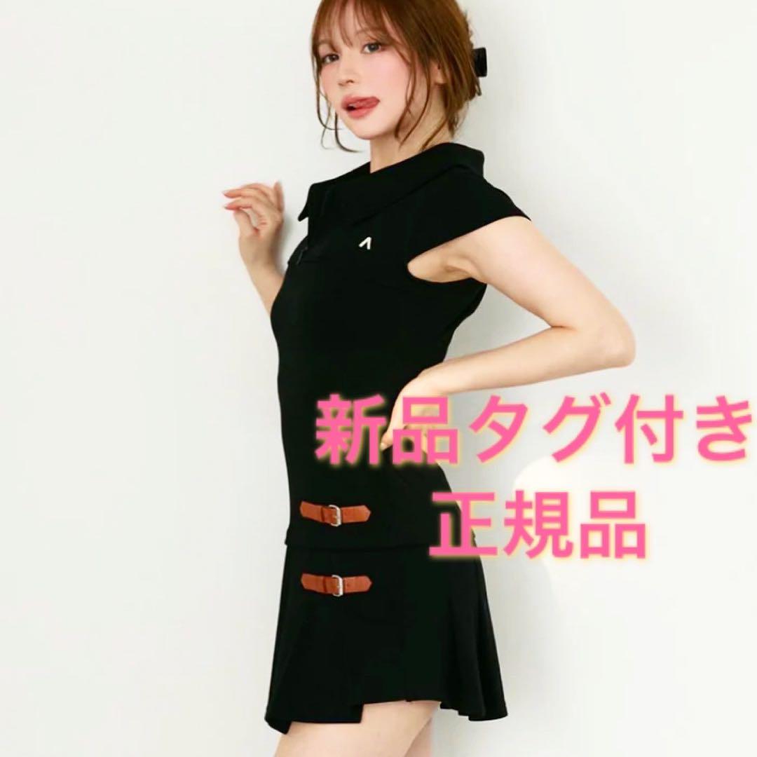 Brand new with tags andmary Luna pleats mini dress black.