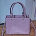 Kate Spade Leila Quartz Pink Medium Triple Compartment Satchel Bag Purse
