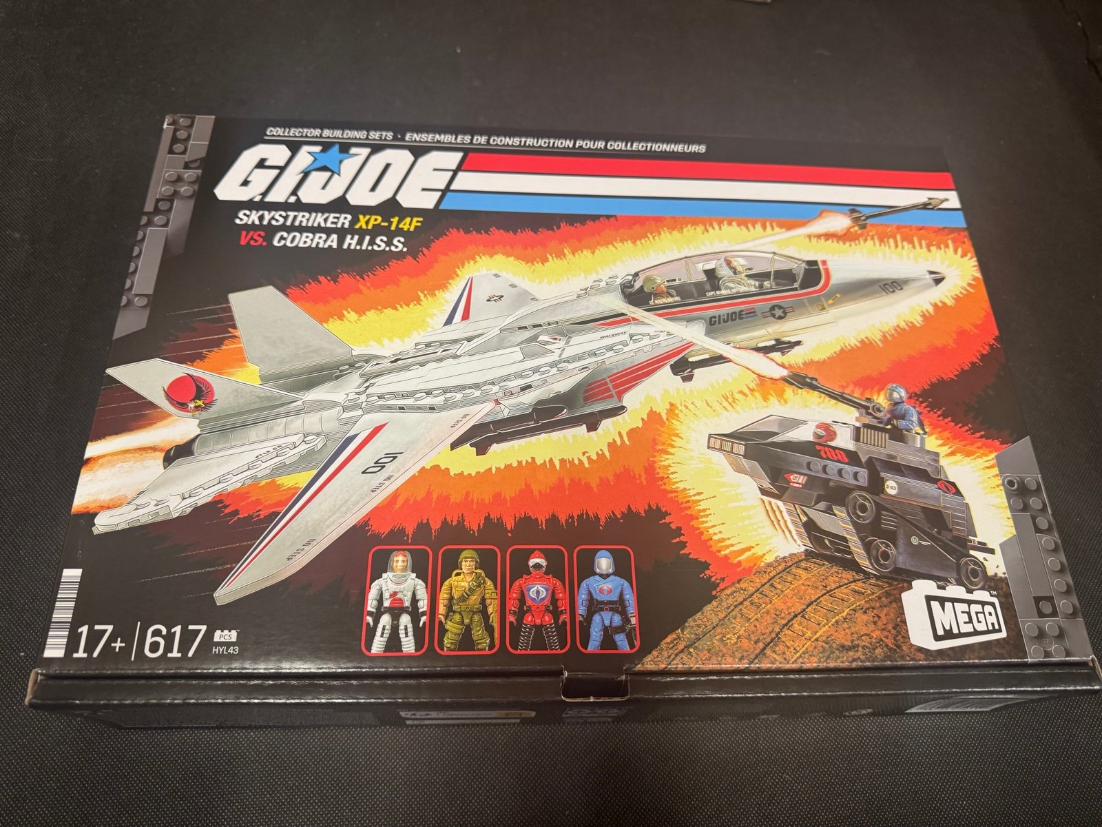 MEGA GI Joe Skystriker vs Cobra H.I.S.S Building Set 617 piece