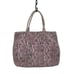 BCBG Max Azria Pink Black Snake Print Vegan Tote Overnight Bag Large Pockets