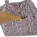 BCBG Max Azria Pink Black Snake Print Vegan Tote Overnight Bag Large Pockets