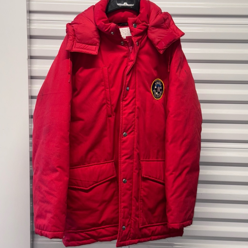 Society Expeditions Puffer Quilted Red Jacket Men's Size L