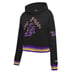 Los Angeles Lakers Pro Standard Black 23/24 City Edition Cropped Hoodie Size 2XL