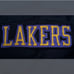 Los Angeles Lakers Pro Standard Black 23/24 City Edition Cropped Hoodie Size 2XL