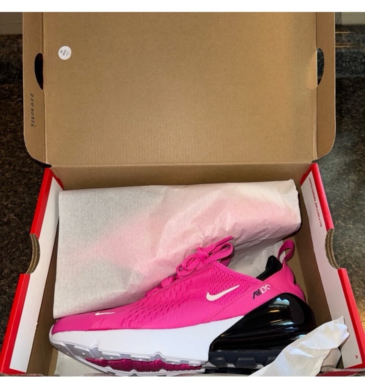 Nike Pink and Black 270s