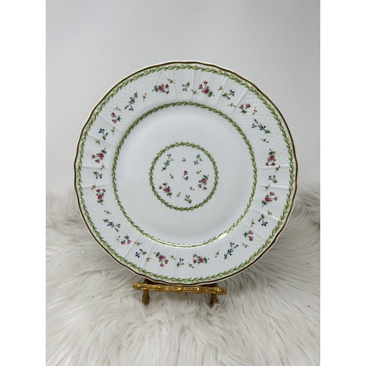 B & C Limoges France L. Bernardaud & Co Limoges Artois Floral Plate 10-3/8”