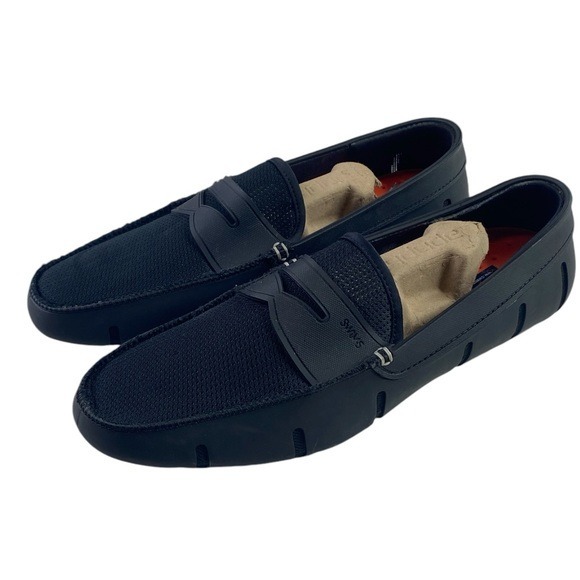 SWIMS Mens Penny Loafer Black 12