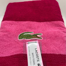 Lacoste bath towel