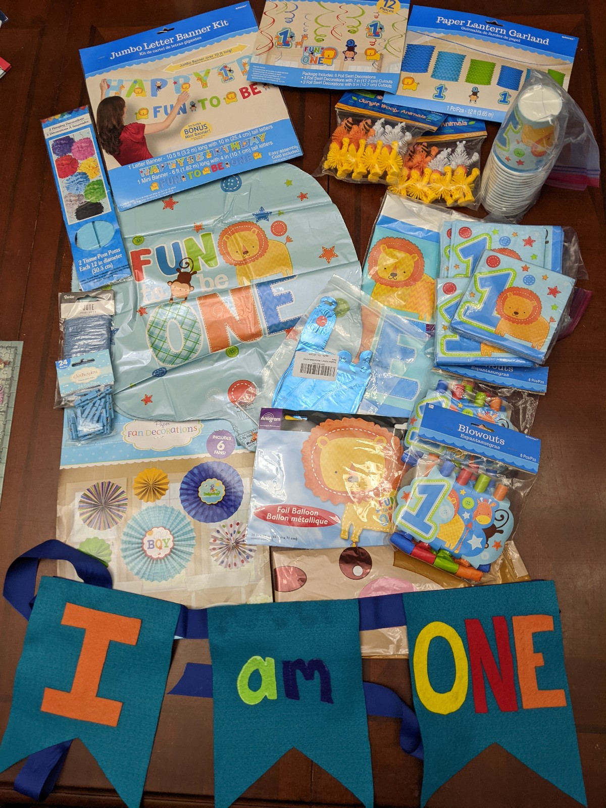 Fun to be One Wild First Birthday Party Supplies